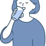 一日の水を飲む量は？